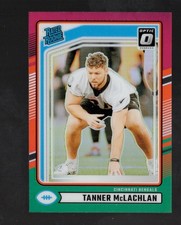 2024 Panini Donruss - Rated Rookie Optic Red & Green #324 Tanner McLachlan (RC)