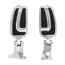 Chrome Rear Passenger Foot Pegs for Harley Touring Street Glide 1993 2025