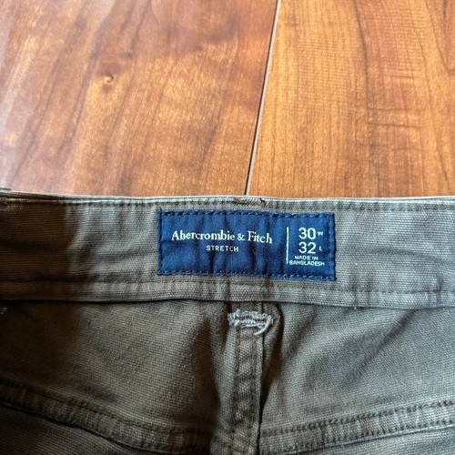 Abercrombie & Fitch Brown Stretch Carpenter Pants Mens 30x32 Y2K Skater - Picture 2 of 6