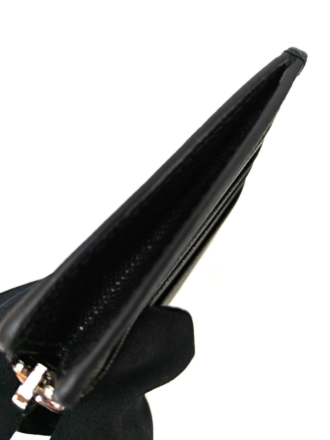 Prada Black Leather Card Case Mini Wallet 13.5cm x 8cm thumbnail 5