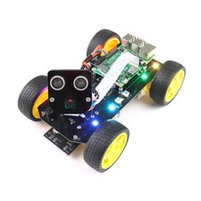 4WD Smart Car Kit for Raspberry Pi 5 4 B 3 B+ Zero 2 W, Face Tracking, Line T...