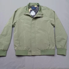 Scotch & Soda Jacket Mens XL Light Green Bomber Amsterdams Blauw Camo Lining