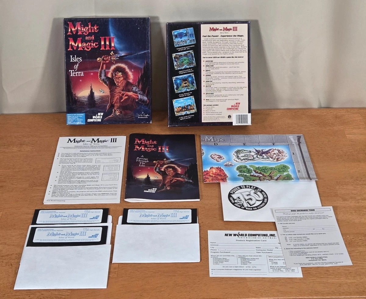 Might & Magic III: Isles of Terra Video Games for sale | eBay