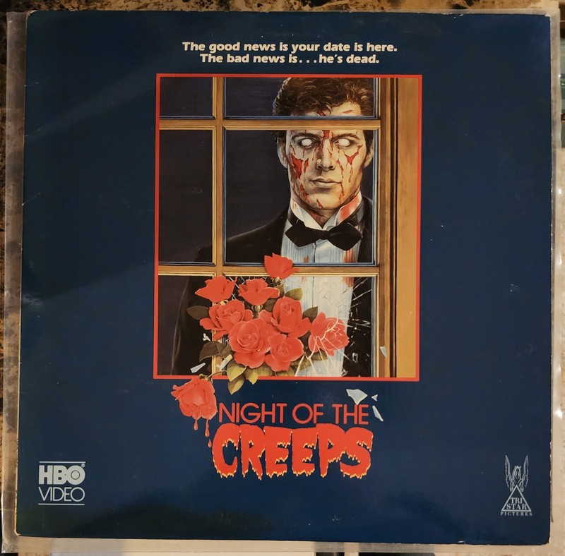 Laserdisc Night of the Creeps Horror Movie LD Rare 1986