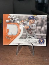 ALEX BREGMAN 2021 TOPPS MAJOR LEAGUE MATERIAL RELICS #MLMAB PLAYER WORN NMT