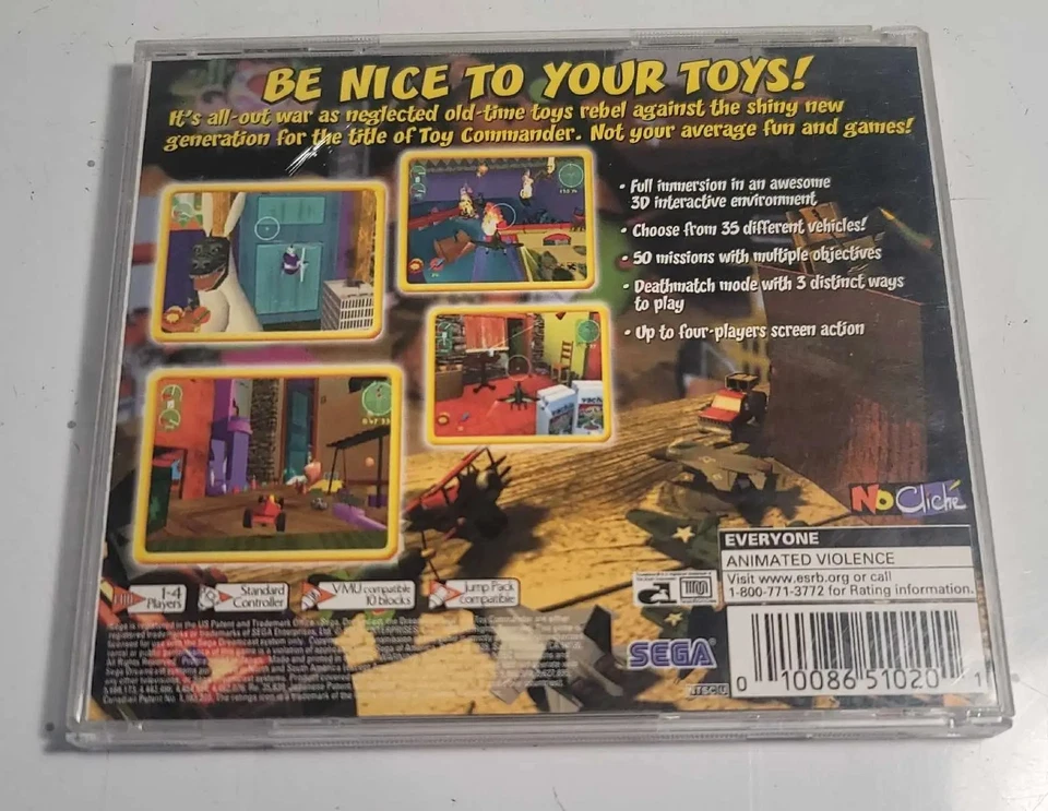 Toy Commander (Sega Dreamcast, 1999) CIB - Untested - Image 2 of 4