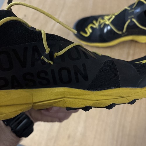 La Sportiva VK Black Yellow Trail Mountain Hiking Running Shoes Mens Size 10.5 - Picture 7 of 24