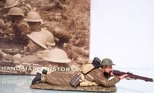 KING  COUNTRY FIELDS OF BATTLE FOB027 BRITISH LYING FIRING RIFLEMAN