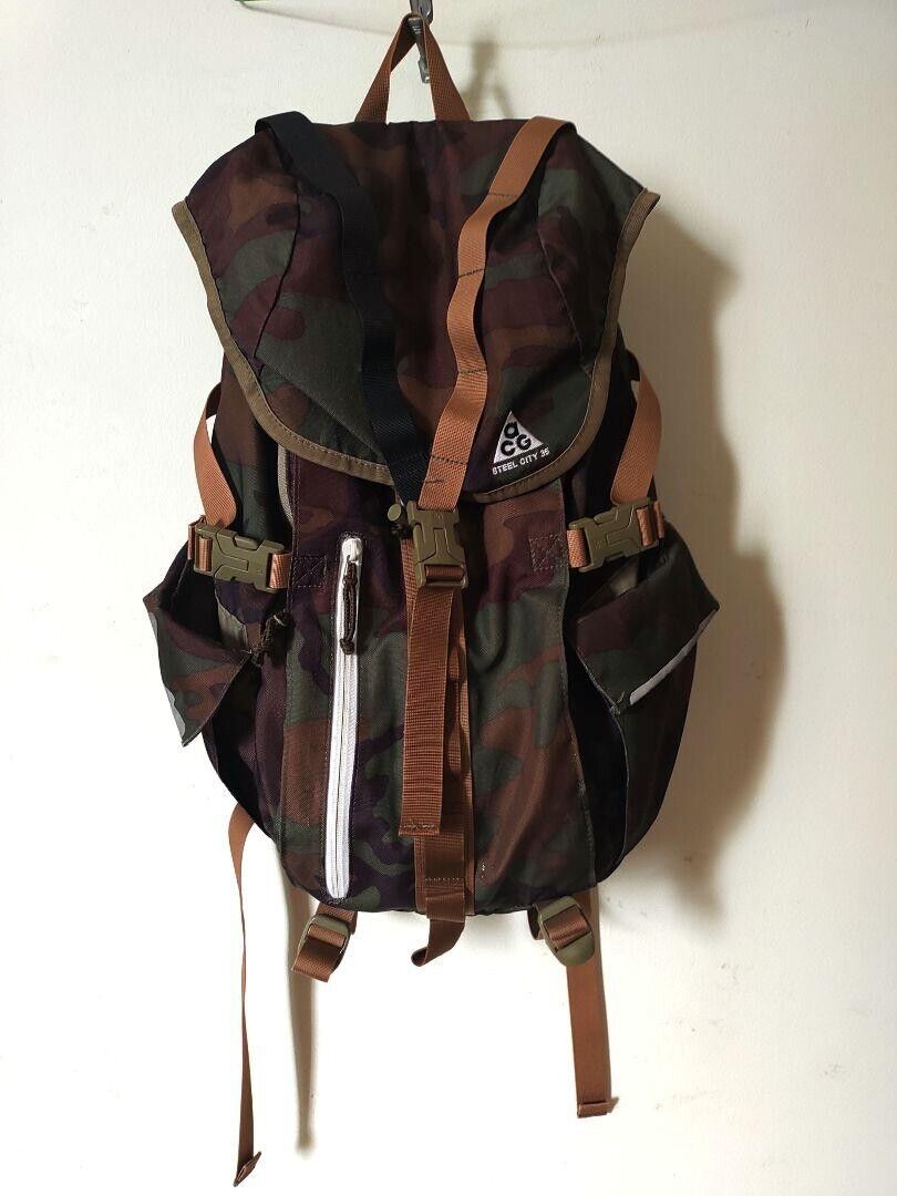 NIKE ACG STEEL CITY 35 Backpack -- BRW Camouflage from Japan NIKE ACG STEEL CITY 35 Backpack -- BRW Camouflage from Japan