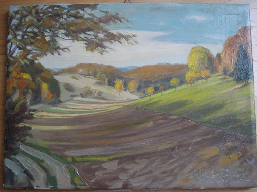 Kleinengstingen Sandbühl Scheiterhau  Willy Krauss Engstingen Reutlingen 1971 - Bild 1 von 3