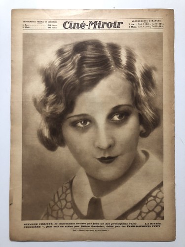 Magazine cine miroir claudie lombard rudolph valentino joan crawford greta Garbo - Imagen 10 de 10