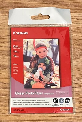 Canon GP-501 Photo 170 g/m² Glossy Inkjet Fotopapier 10 Blatt