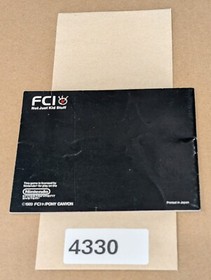 WCW World Championship Wrestling - Nintendo NES- Manual Only **NO GAME!