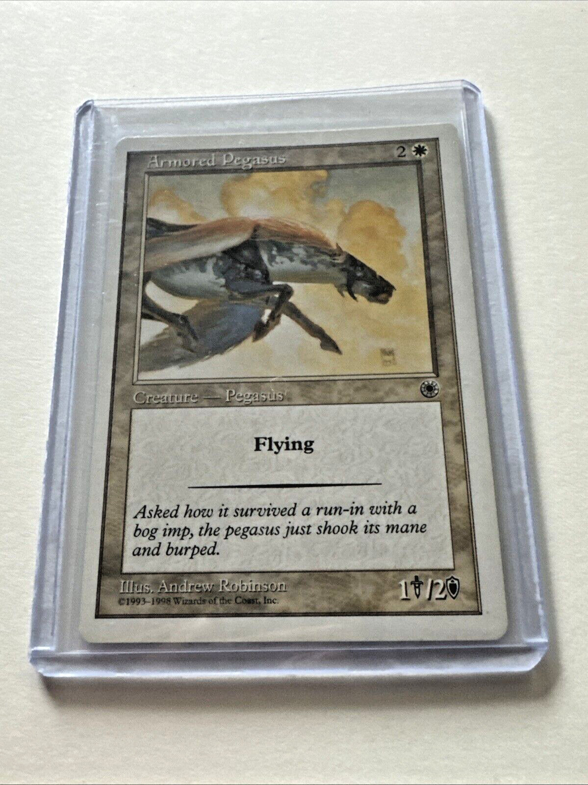 Armored Pegasus Anthologies Flying NM White Special MAGIC THE GATHERING Card