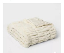  Faux Fur Throw by Threshold Signature Use as...