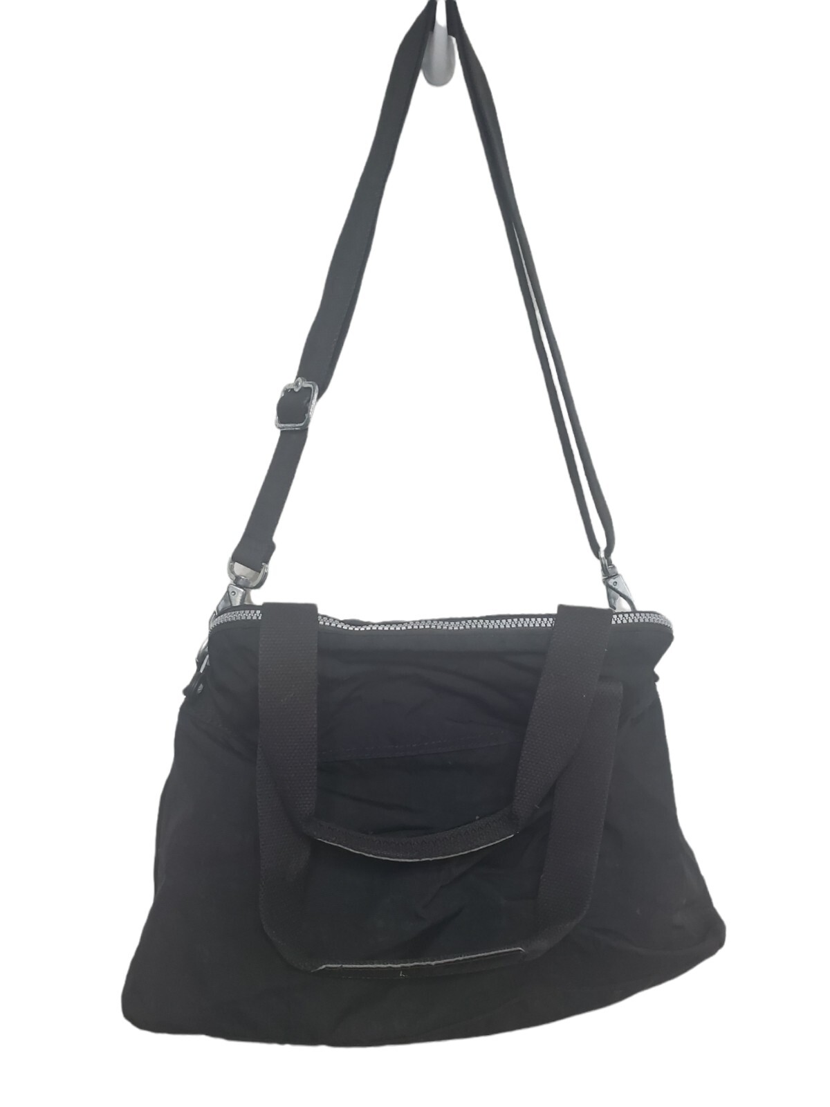 Kipling Pahneiro Nylon Handbag Adjustable Strap Black Gem