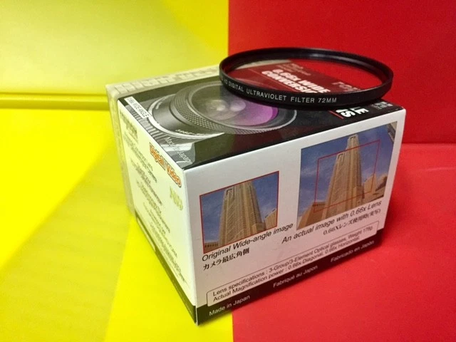 RAYNOX HD-6600 0.66x WIDE ANGLE 46mm +UV 72mm PRO JVC GZ-HM1/GZ-HM1SEK/GZ-HM400 - Image 2 of 4