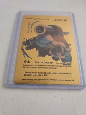 pokemon cards Super Water Arrow Turtle New Gold foil 3 Evolutions HP173650 | eBay pokemon cards Super Water Arrow Turtle New Gold foil 3 Evolutions HP173650 | eBay