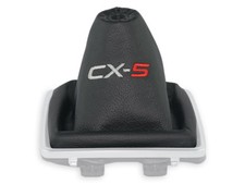 SCHALTMANSCHETTE FÜR MAZDA CX-5 FL 15-17 SCHALTSACK STICKEREI CX5 NAHT ROT