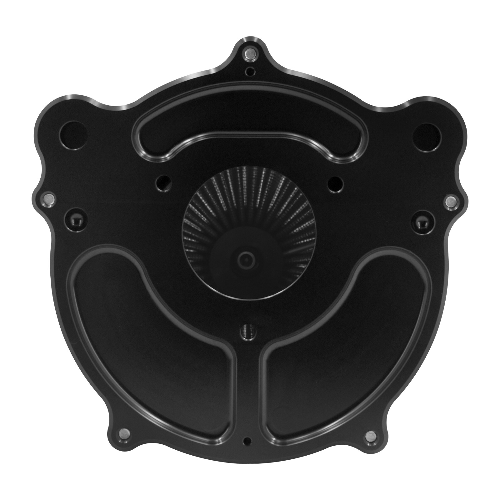 Turbine Spike Air Filter Cleaner For Harley Touring Road Street Glide 2008-2016