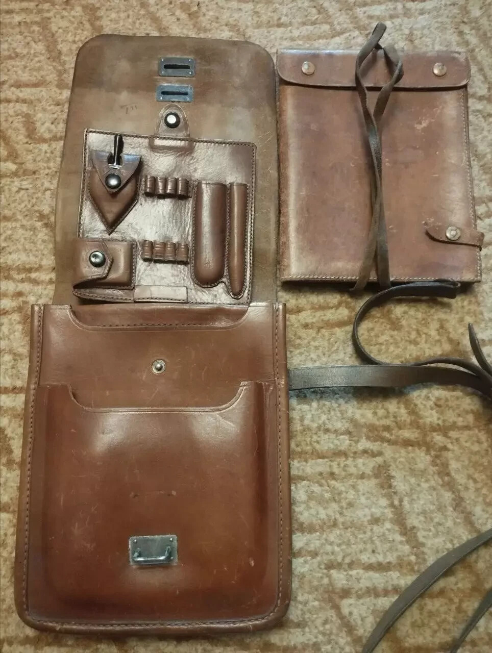 USSR Field Military Document Map Case M32, 1932, WW2, RKKA, with documents — image 1