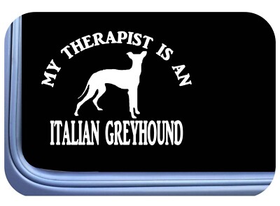 Italian Greyhound Sticker Therapist os 547 Sticker 6