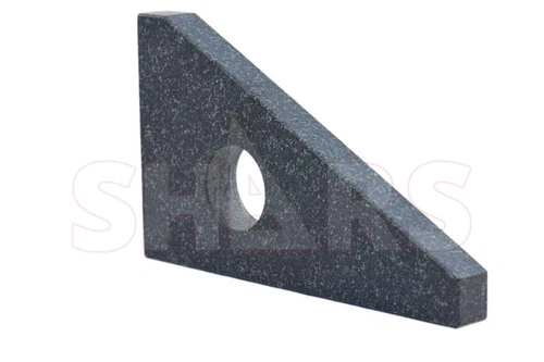 Shars 10" x 6" x 1" Precision Granite Square 1.96" Round Hole New #