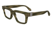 New Ferragamo SF-2995 319 Striped Khaki Eyeglasses 52/19/145