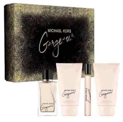 Gorgeous by Michael Kors Fragrance for Women 4 Piece Gift Set