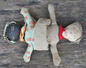 vintage topsy turvy doll