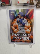 2021 Topps Chrome Willson Contreras 09/25 Prismic Power Orange Refractor #PP-6