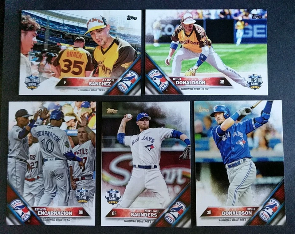 2016 Topps Toronto Blue Jays ~ Conjunto de 35 Cartas Team ~ Série 1 e 2 com Atualização - Imagem 4 de 4