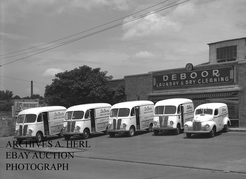 International Metro Delivery Van 1940s delivery van photo photograph