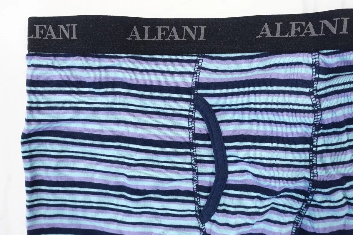 ALFANI Alfatech Ray Violet Bleu Petit 29 31 Boxer Slip sous