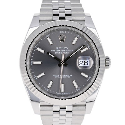 Rolex Datejust 41 mm NEW 2026 MAY 126334 Slate Rhodium Jubilee