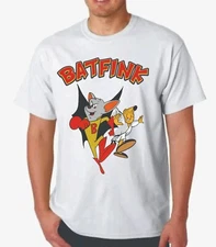 BATFINK  SATURDAY MORNING CARTOON T-SHIRT CEREAL FANS BAT FINK KARATE