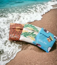 Reusable Grocery Bags Foldable Large Cute HAWAII DESIGNS