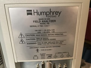 ZEISS Humphrey 750 Visual Field Perimeter Analyzer
