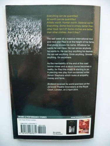 BIRDLAND BY SIMON STEPHENS - METHUEN DRAMA PAPERBACK - Picture 4 of 4