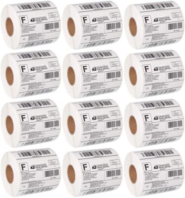 HP 4" X 6" Direct Thermal Shipping Label, 4 Rolls 250 Sheets Per Roll - Foto 4