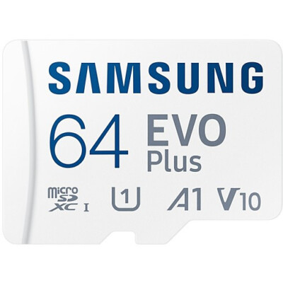  64GB Samsung EVO Plus MicroSDXC 130MB/s +Adapter 8806092411142