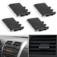 4x Auto Air Conditioning Ac Vent Blade Slice Clip Kit Black For Toyota Corolla