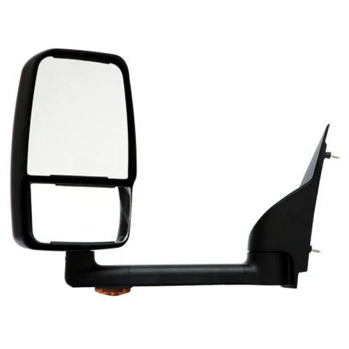 Velvac 714525 2020 Deluxe Series Door Mirror   Black, 102" Body Width, Deluxe