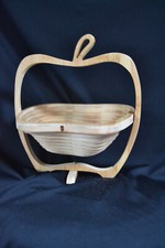 Holzkorb Obstkorb Faltkorb Apfel Klappkorb Obst Obstschale Faltbar