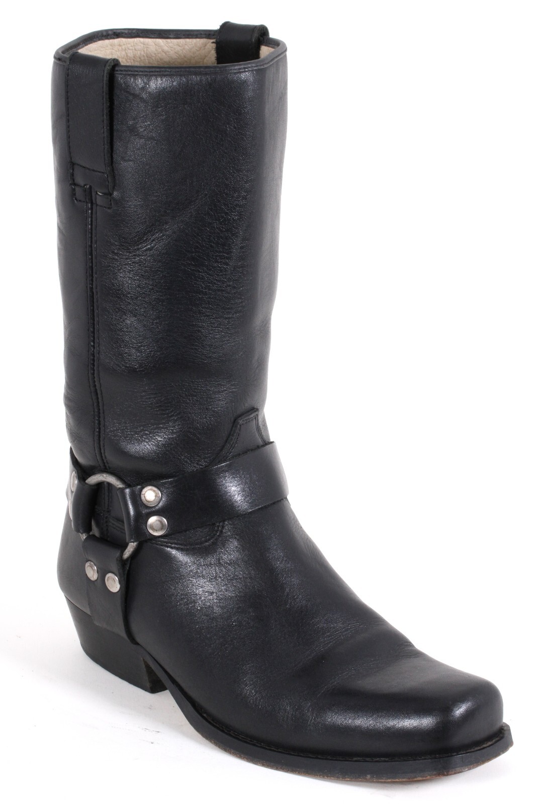 Retro Motorradstiefel Herren - Braune Vintage Lederstiefel Für Biker