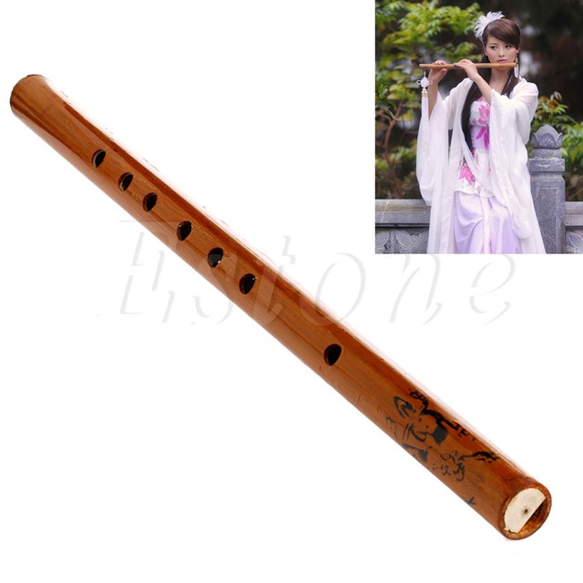 Traditional 6 Hole Bamboo Flute Student Musical Instrument