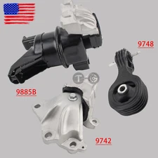 For 2012-2013 Honda Civic 1.8L Engine Motor & Auto Transmission Mount Set 3PCS