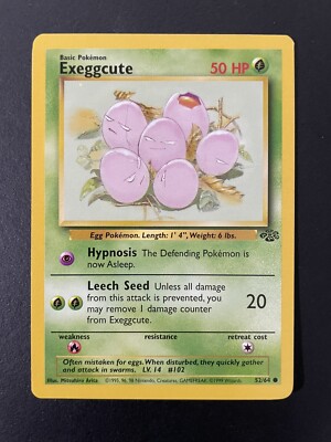 Exeggcute Common #52/64 - Jungle | - Pokémon Kort