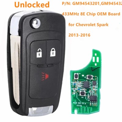 Unlocked Smart Key for Chevrolet Spark 2013-2016 Remote Fob GM94543201 8E Chip