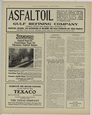 1910 Standard Oil Ad: Asphalt Road Oil - Macadam Asphalt Binder - Road Oil Dept.